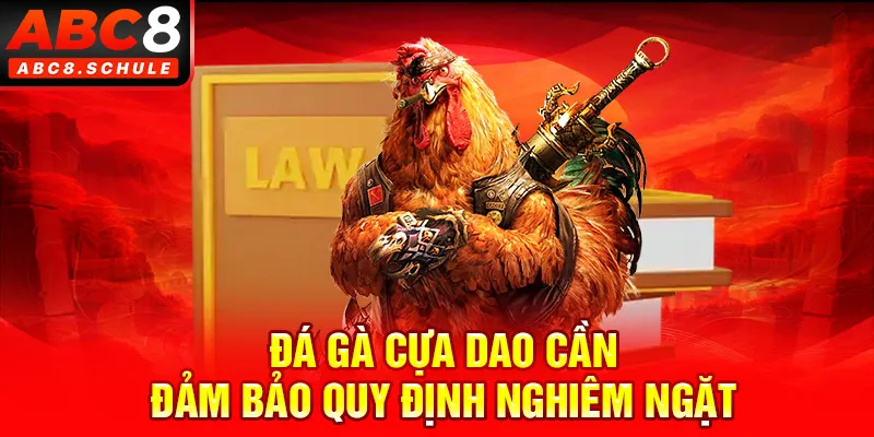 Cựa dao cần đảm bảo quy định nghiêm ngặt