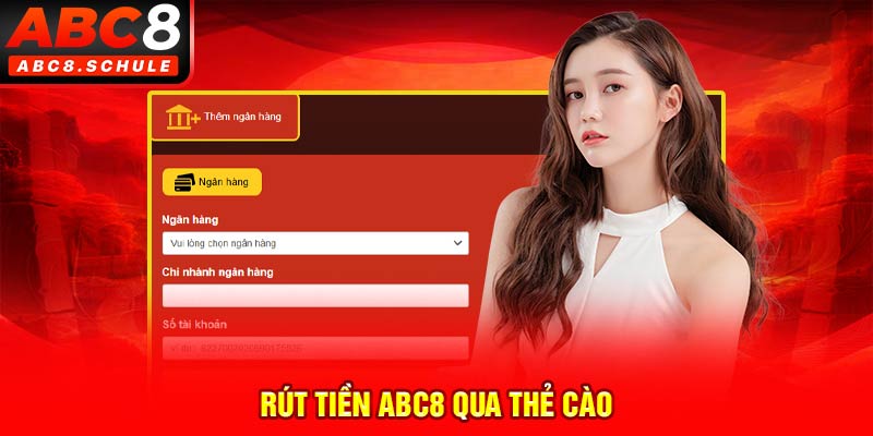 Rút tiền qua thẻ cào